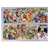 17 Marvel Silver/Bronze Daredevil/Cap Comics