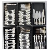 154 Pcs of Sterling Flatware, Lunt Silversmiths