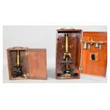 Two Ant. Monocular Compound Microscopes