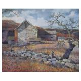Eric Sloane Lithograph Rural American Landscape