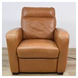 Natuzzi Editions Leather Power Reclining Armchair