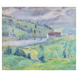 Paul Dickinga O/C Impressionist Landscape