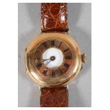 Swiss 14K YG Wristwatch Early 20th Century