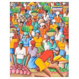 Franzy Allen A/C Haitian Marketplace Scene