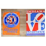 Robert Indiana Exhib. Posters, LOVE Louisiana &