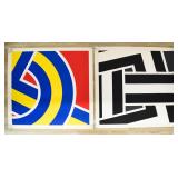 Pr of Pierre Clerk Artist Proof Screenprints, 1972
