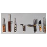 Grp 7 Custom & Collectible Knives Incl Peter
