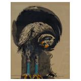Graham Sutherland Lithograph Bird and Mouse