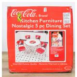 Vintage Coca-Cola 5-Piece Kitchen Dining Set
