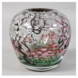 Heilman & Roessler Spring Bloom Glass Paperweight