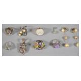 10 Pieces of Sterling Silver and Stone-Set Jewelry