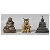 Grp of 3 Southeast and East Asian Buddhist Figures