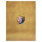 Andy Warhol MoMA Exhib. Poster, Gold Marilyn
