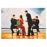 After Jack Vettriano Oil On Canvas Elegy