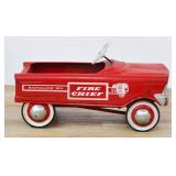Vintage Fire Chief Pedal Car Attributed to Murray