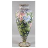 Japanese Moriage Style Ceramic Floor Vase