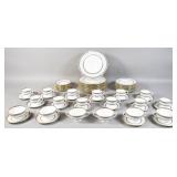 72-Pc Wedgwood Colonnade Bone China Dinner Service