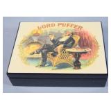 Lord Puffer Humidor and Assorted Cigars, 10 Pieces