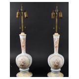 A Pair of Neoclassical Style Porcelain Vase...