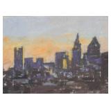 Richard Segalman Pastel New York City Skyline