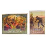 Two Vintage Lithographic Posters, Florimond van...