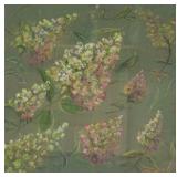 Signed Pastel on Board Hydrangea Study