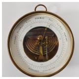 Naudet Holosteric Brass Barometer and...