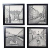 Anastasia Alexandrin Set of Four Cityscape...