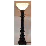 Japanese Bronze Candlestick Table Lamp