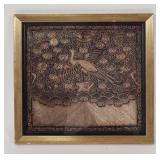 Late Qing Dynasty Chinese Couched Metallic...
