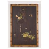 Japanese Meiji Period Shibayama Inlaid Wood...