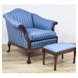 Chippendale Style Carved Armchair and Matching...