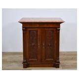 Renaissance Revival Walnut Buffet Cabinet with...