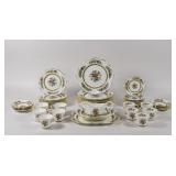 A 57-Piece Coalport Bone China Partial Dinner...