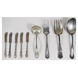 9 Piece Set of Sterling Silver Serving Utensils...