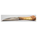 Metal Marrow Scoop With Bone Handle and Hoof...