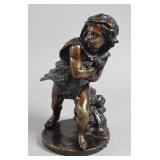 Eugene Laurent Bronze Sculpture Child Skating