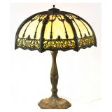 American Slag Glass and Patinated Metal...