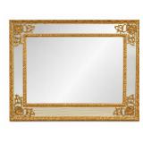 Large Neoclassical Giltwood Border Wall Mirror
