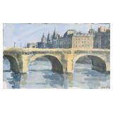 Richard Segelman Watercolor Bridge