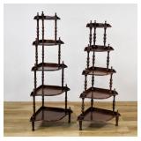 A Pair of Victorian Revival Five-Tier Graduated...