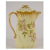 Haviland Limoges Porcelain Lidded Chocolate Pot