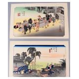 2 Japanese Woodblock Prints by Utagawa...