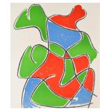 Man Ray Lithograph Tre Figure, 1968