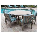 Teak Patio Dining Suite with Giati Chairs