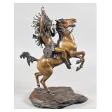 Carl Kauba Bronze Sculpture of a Native...