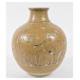 Large Korean Buncheong Style Stoneware...