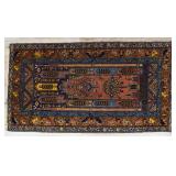 Hand-knotted Persian Tribal Wool Prayer Rug 7 x 4'
