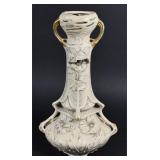 Royal Dux Bohemia Art Nouveau Porcelain Poppy Vase