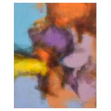 Leonardo Nierman Oil on Board Oracle #2